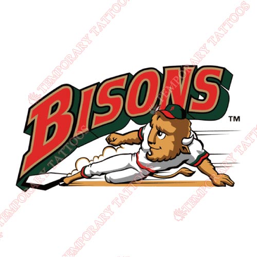 Buffalo Bisons Customize Temporary Tattoos Stickers NO.7937